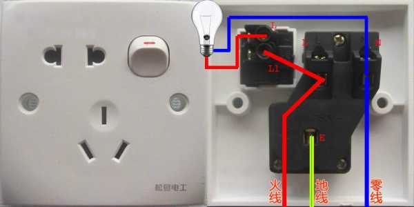 插座两个开关怎么接线图解-插座两个孔的开关叫什么