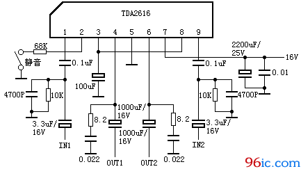 tda1220a各引脚功能及电压,tda1220引脚参数 
